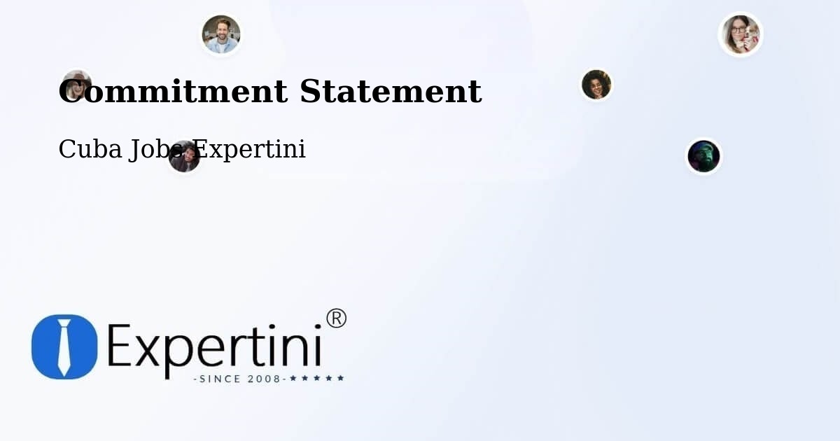 Commitment Statement - Cuba Jobs Expertini